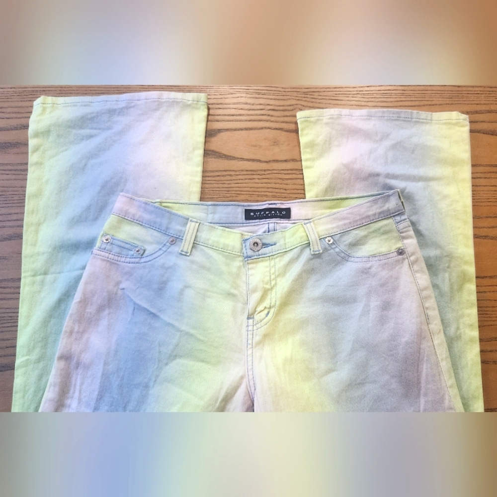 Buffalo Pastel Sparkle Flares Sz 30
